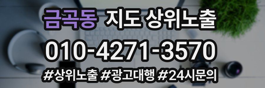 금곡동 지도 상위 노출