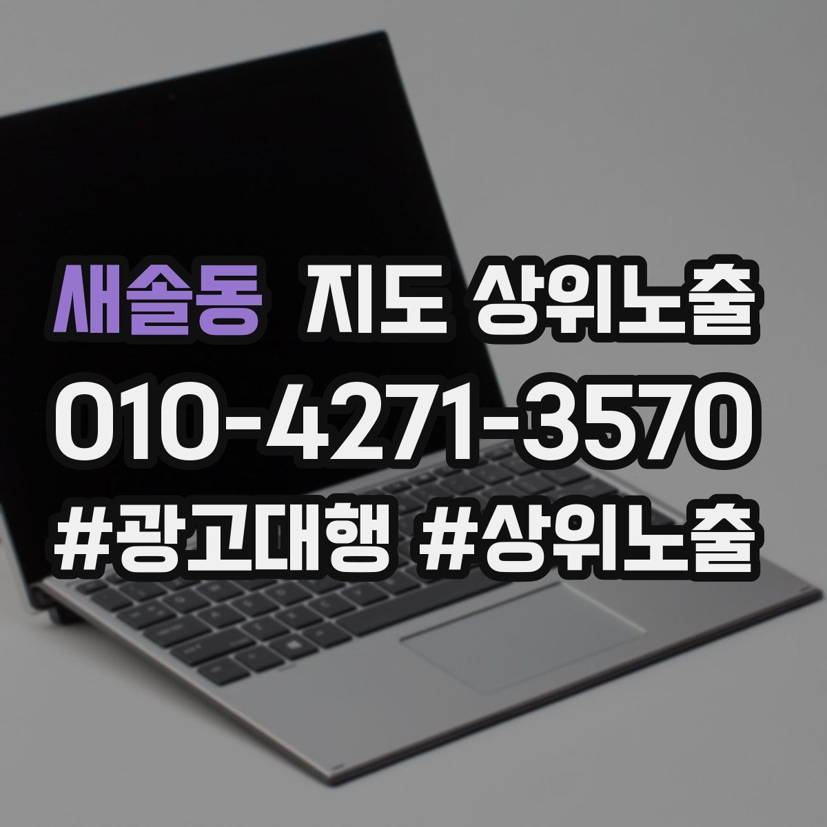 새솔동 지도 상위 노출