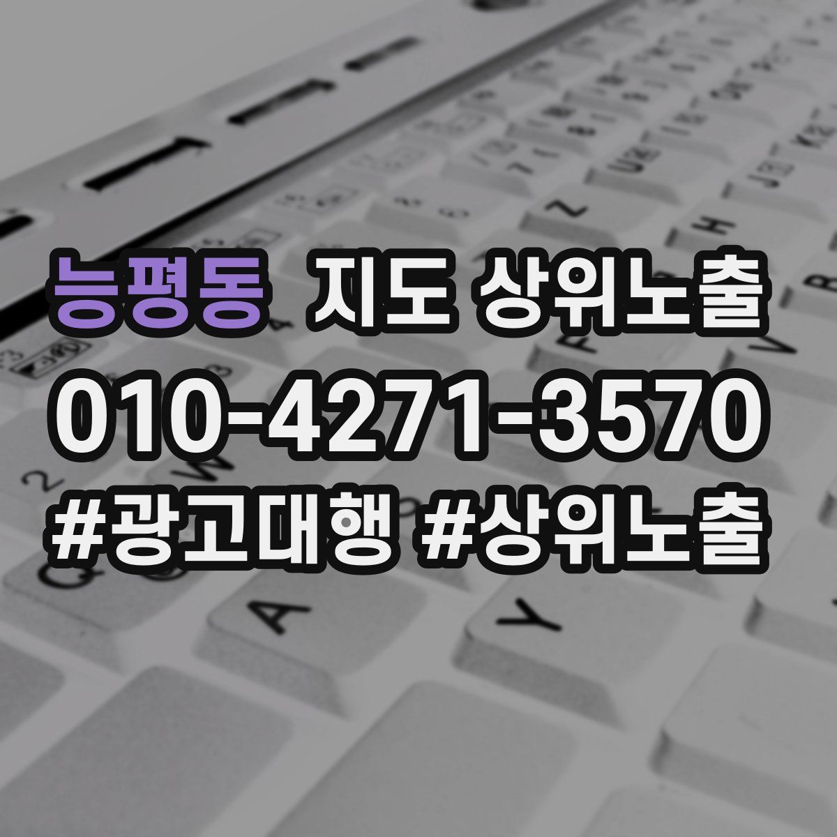 능평동 지도 상위 노출