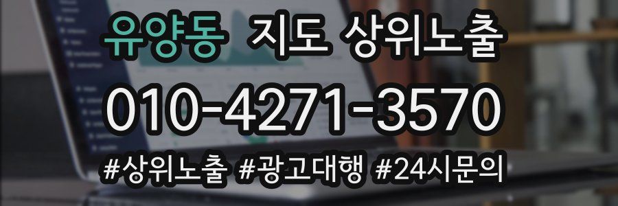 유양동 지도 상위 노출