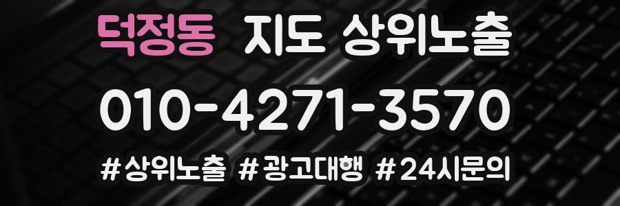 덕정동 지도 상위 노출