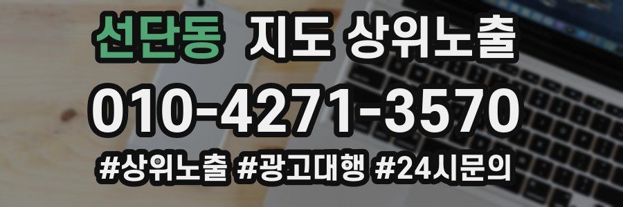 선단동 지도 상위 노출