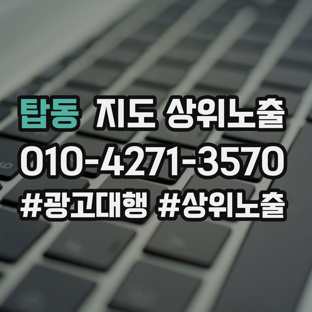 탑동 지도 상위 노출
