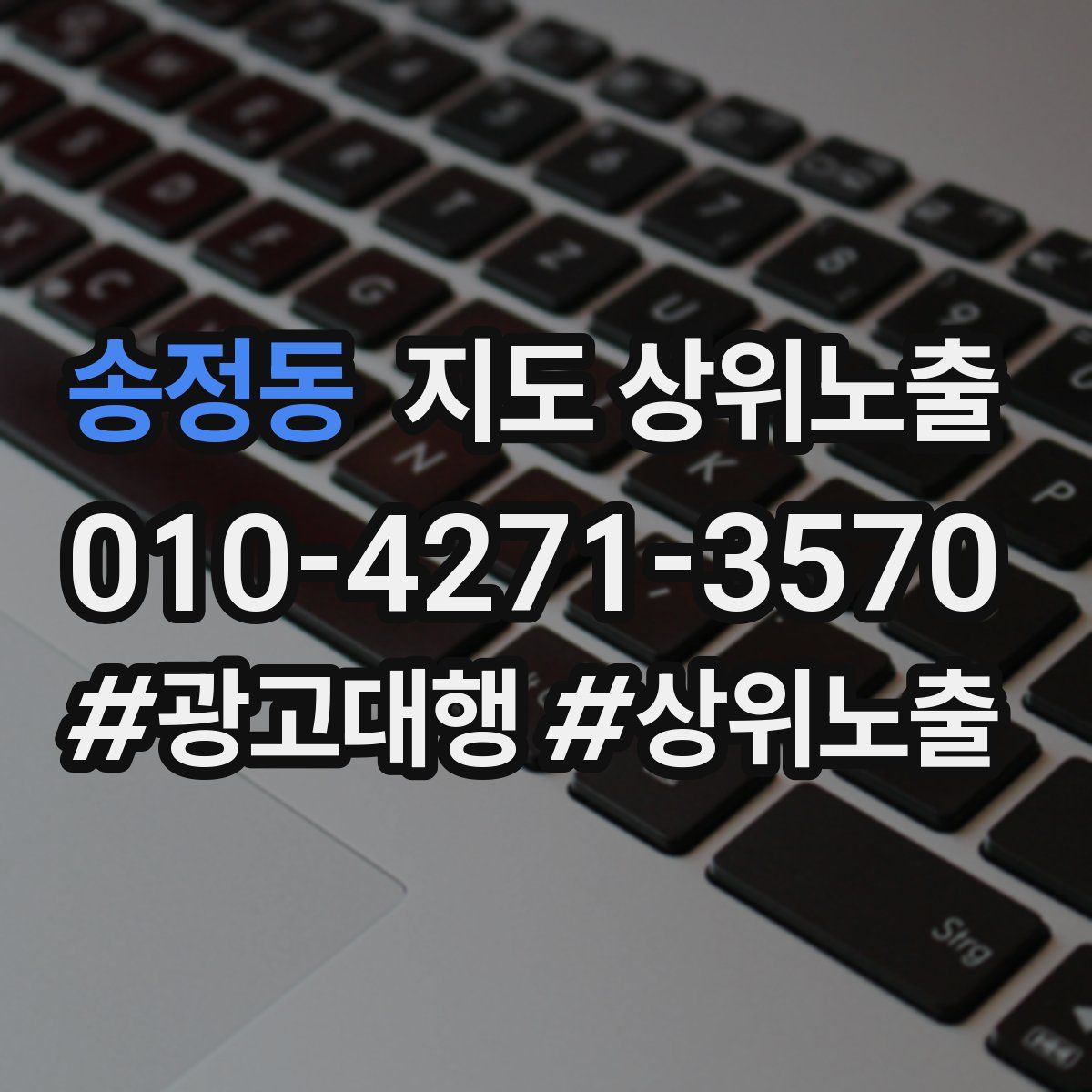 송정동 지도 상위 노출