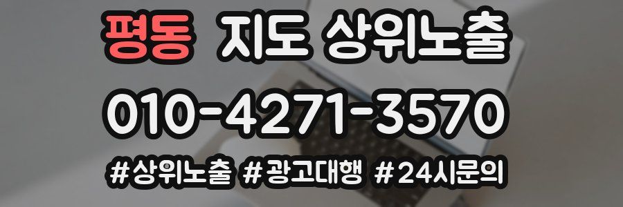 평동 지도 상위 노출
