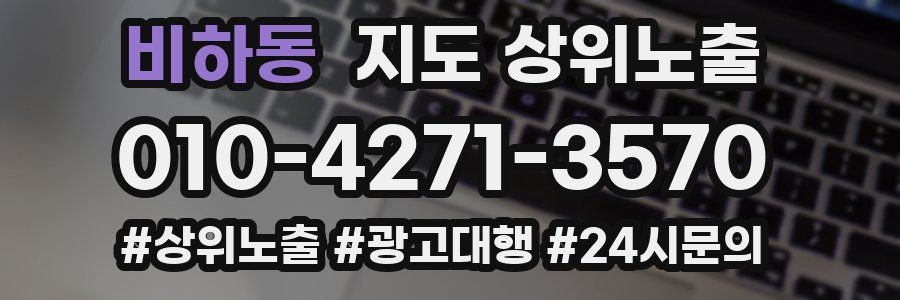 비하동 지도 상위 노출