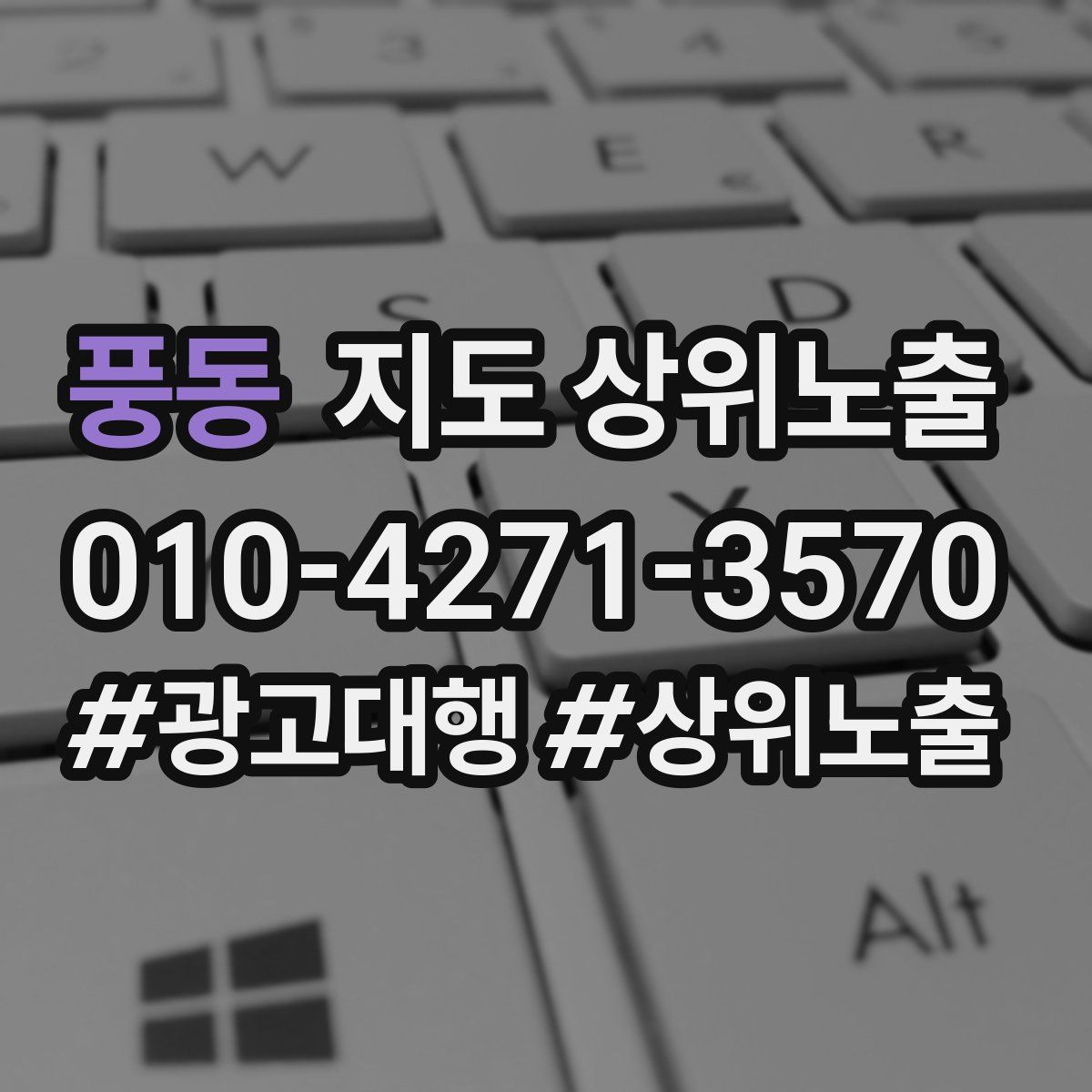 풍동 지도 상위 노출