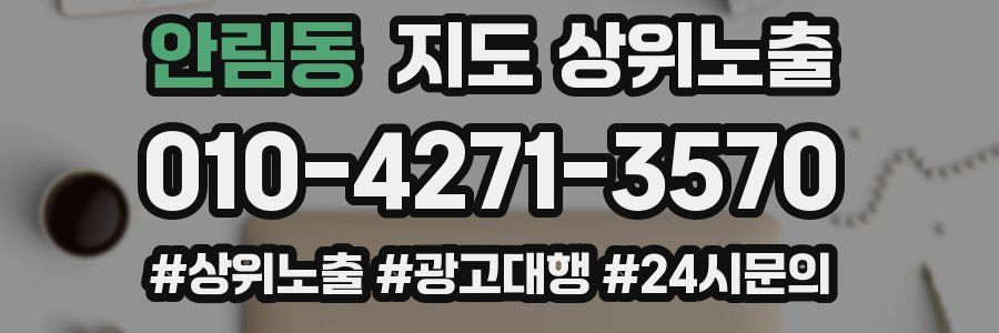 안림동 지도 상위 노출