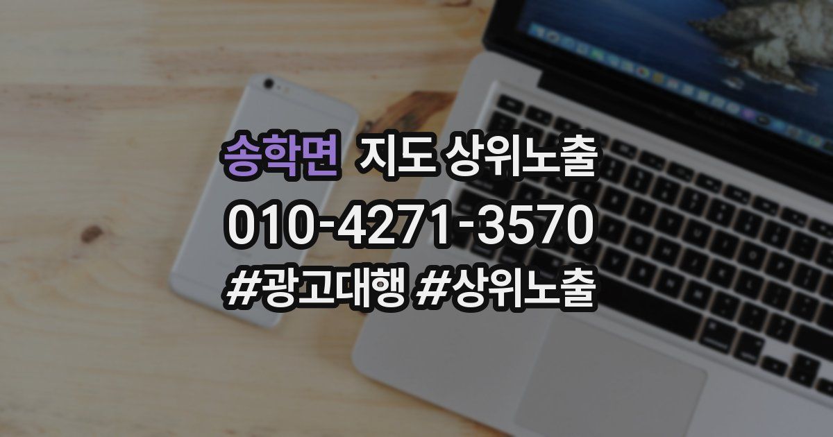 송학면 지도 상위 노출