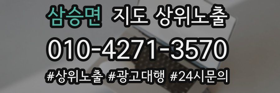 삼승면 지도 상위 노출