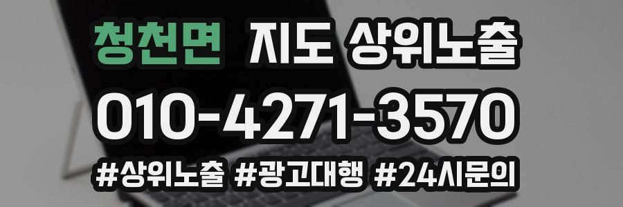 청천면 지도 상위 노출