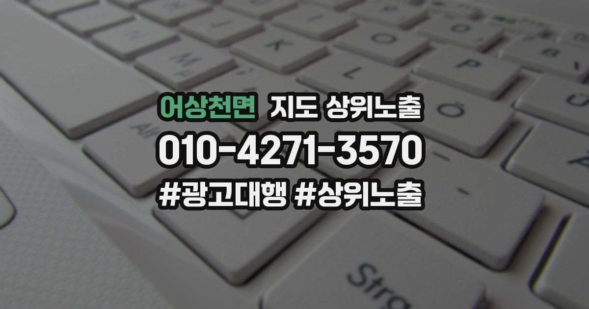 어상천면 지도 상위 노출