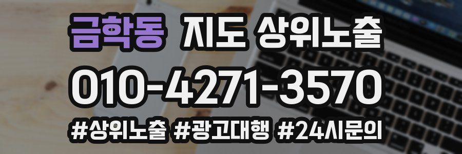 금학동 지도 상위 노출