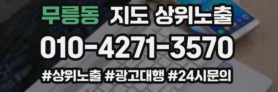 무릉동 지도 상위 노출