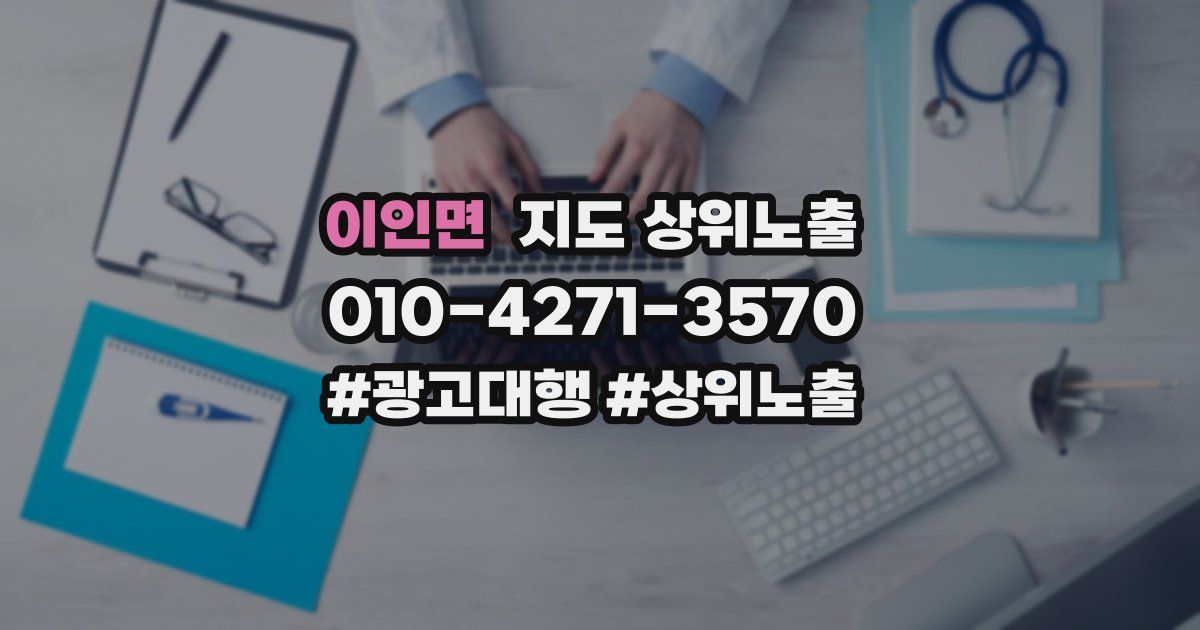 이인면 지도 상위 노출