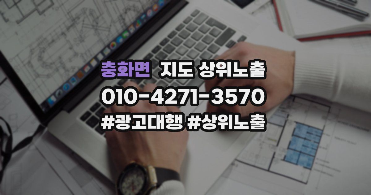 충화면 지도 상위 노출