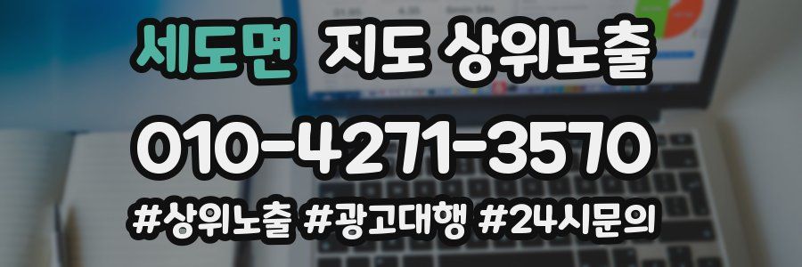 세도면 지도 상위 노출
