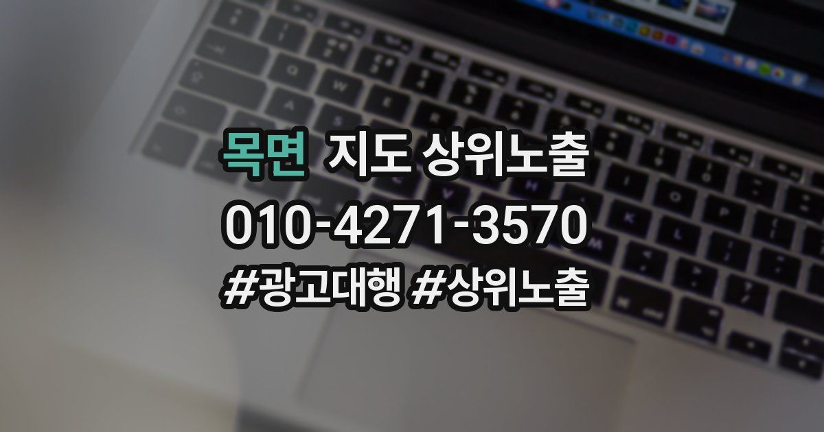 목면 지도 상위 노출