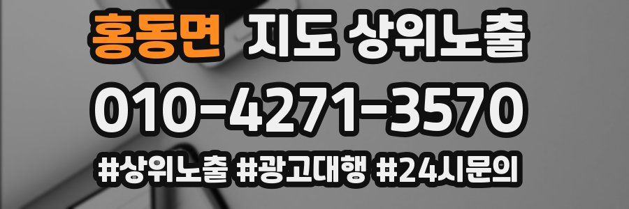 홍동면 지도 상위 노출