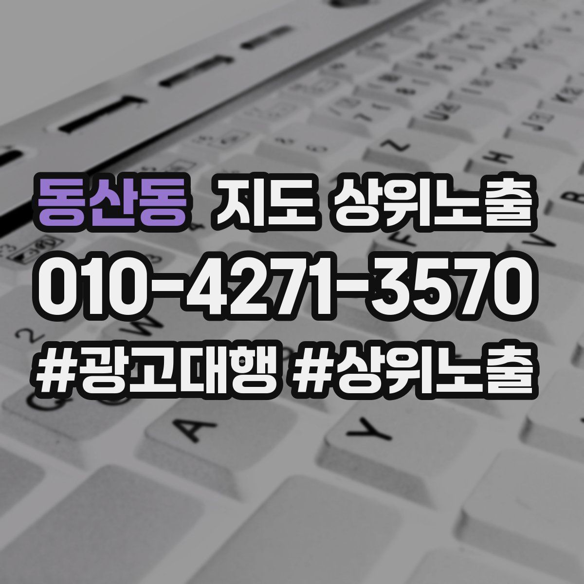 동산동 지도 상위 노출