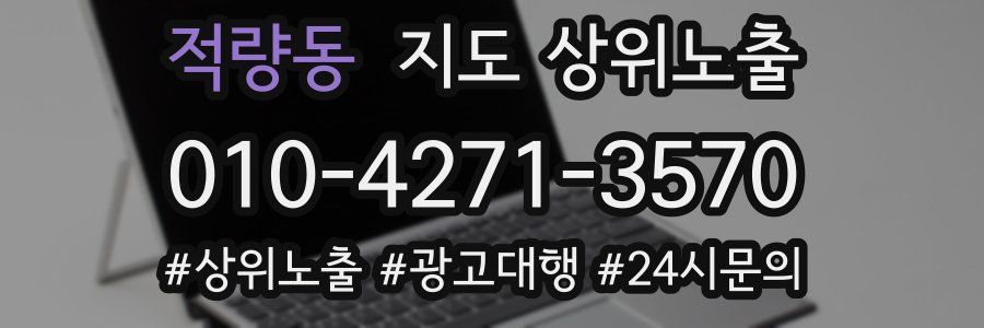 적량동 지도 상위 노출