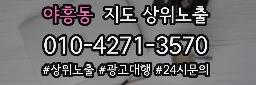 야흥동 지도 상위 노출