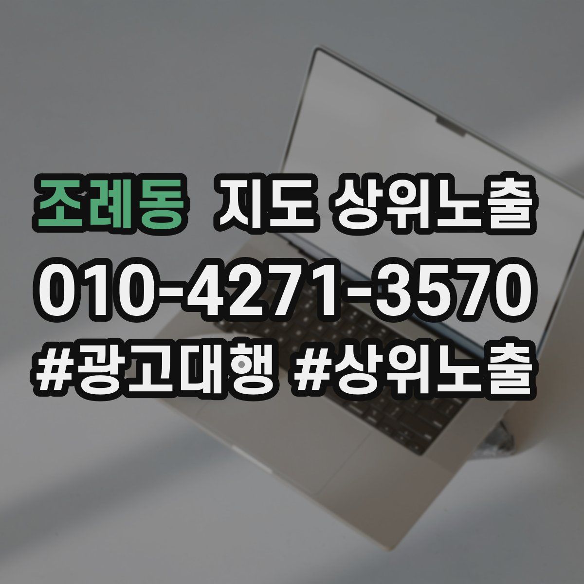 조례동 지도 상위 노출