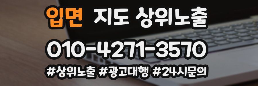 입면 지도 상위 노출