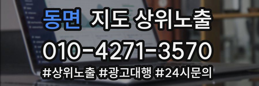 동면 지도 상위 노출