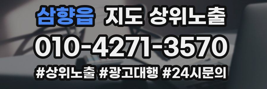 삼향읍 지도 상위 노출