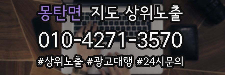 몽탄면 지도 상위 노출