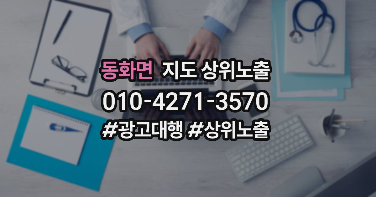 동화면 지도 상위 노출