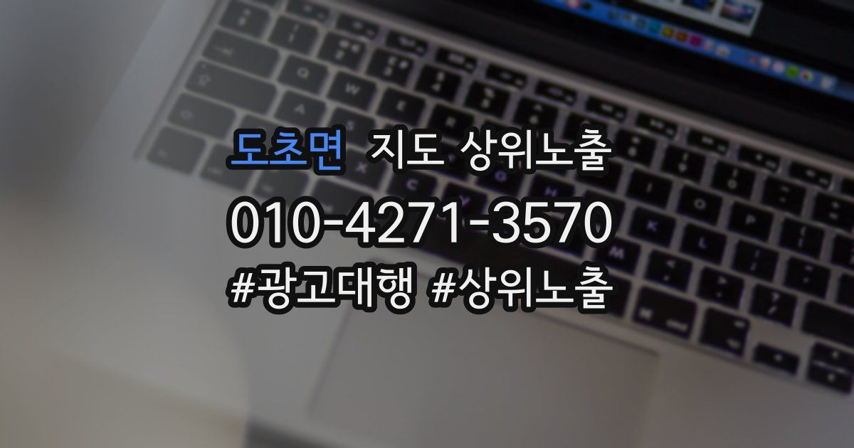 도초면 지도 상위 노출