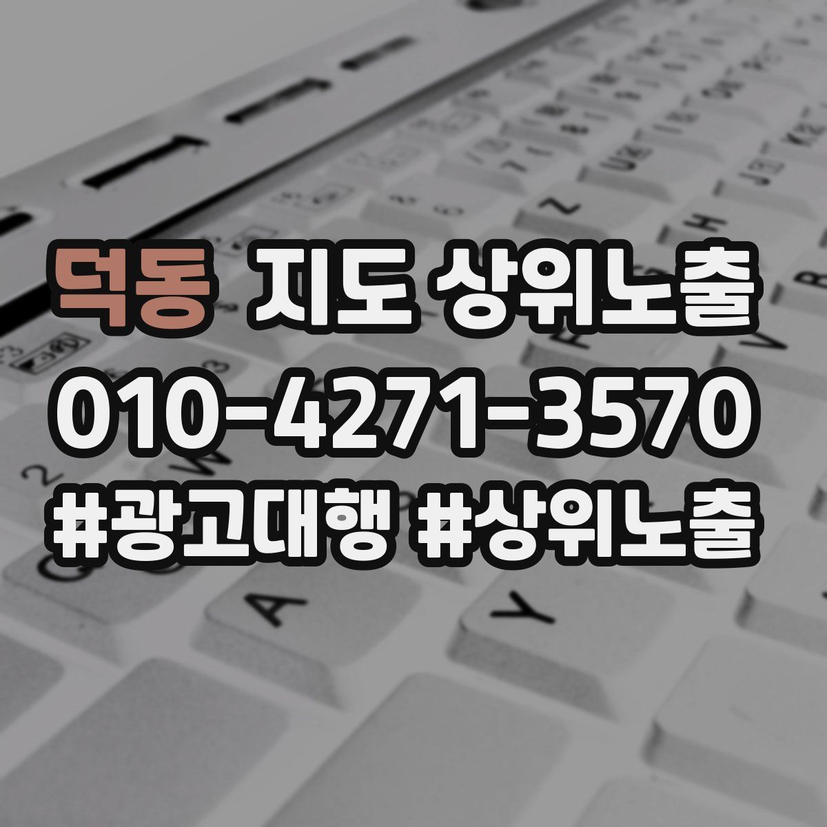 덕동 지도 상위 노출