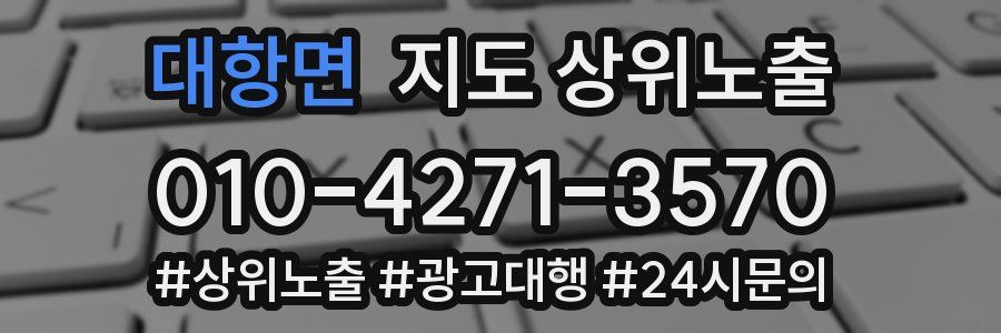 대항면 지도 상위 노출