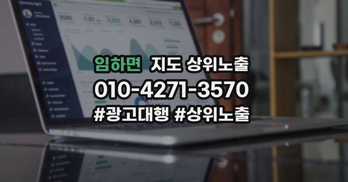 임하면 지도 상위 노출