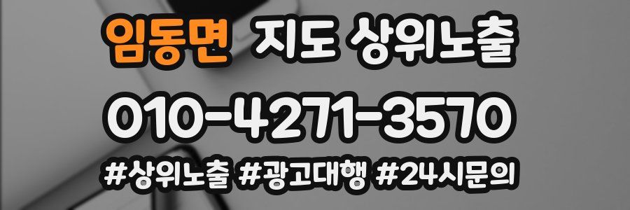 임동면 지도 상위 노출