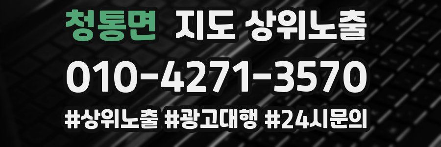청통면 지도 상위 노출