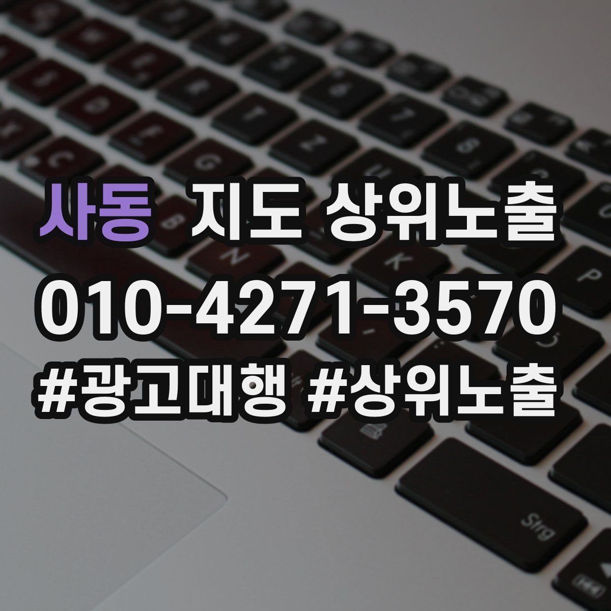 사동 지도 상위 노출