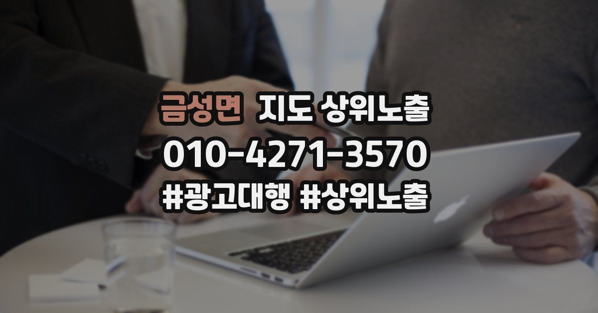 금성면 지도 상위 노출