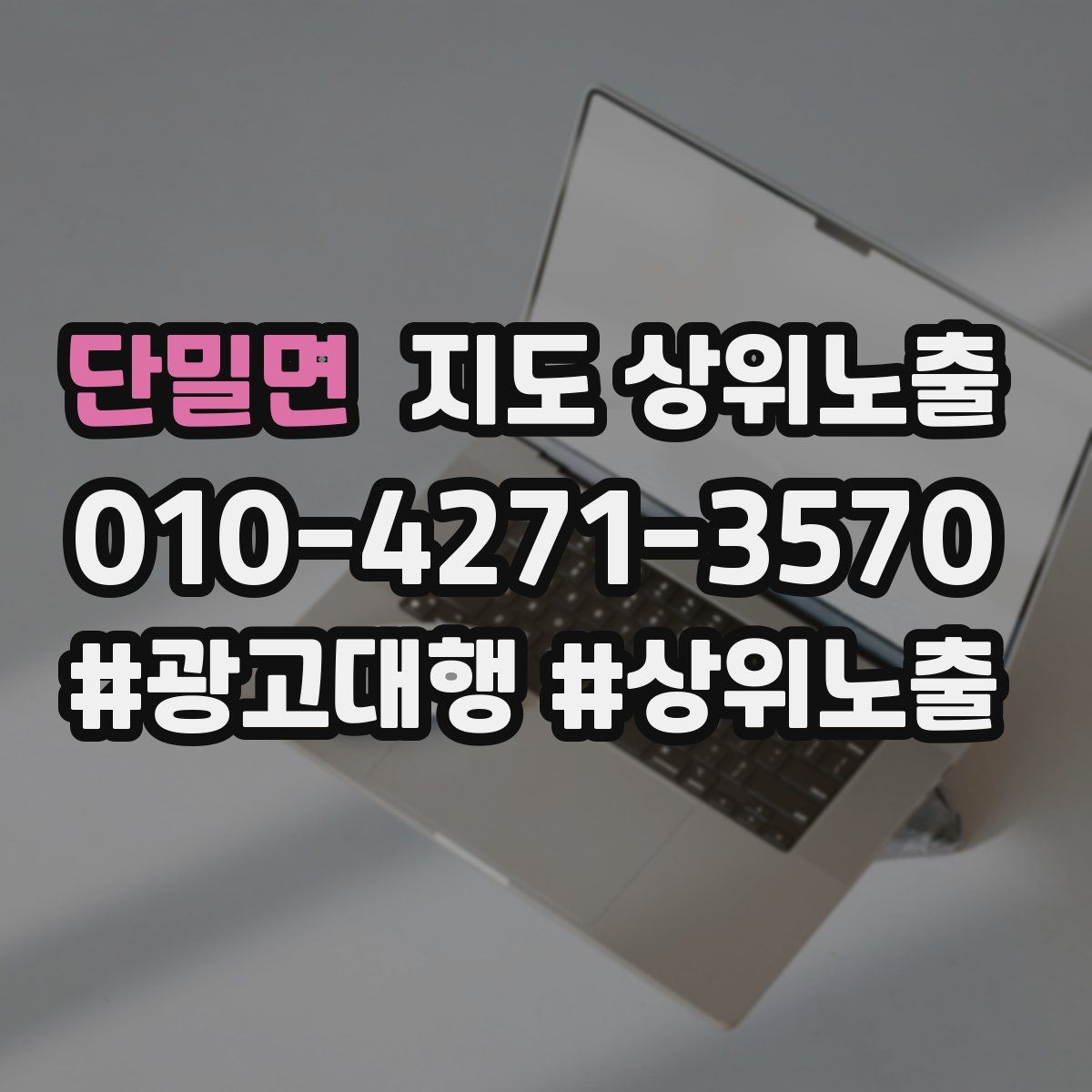 단밀면 지도 상위 노출