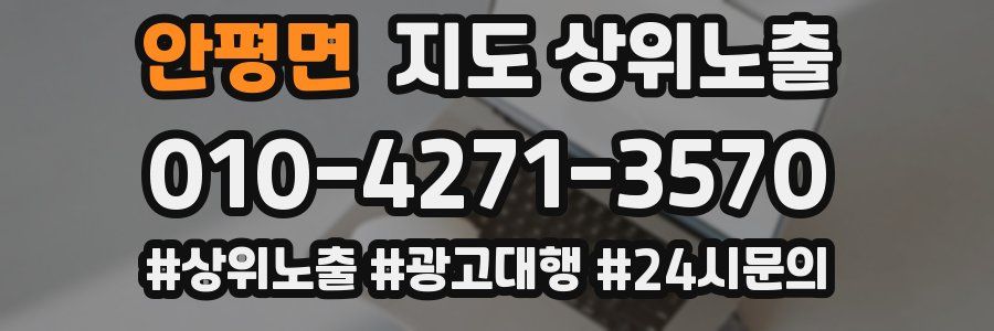 안평면 지도 상위 노출