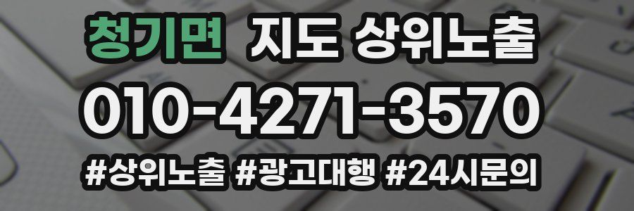 청기면 지도 상위 노출
