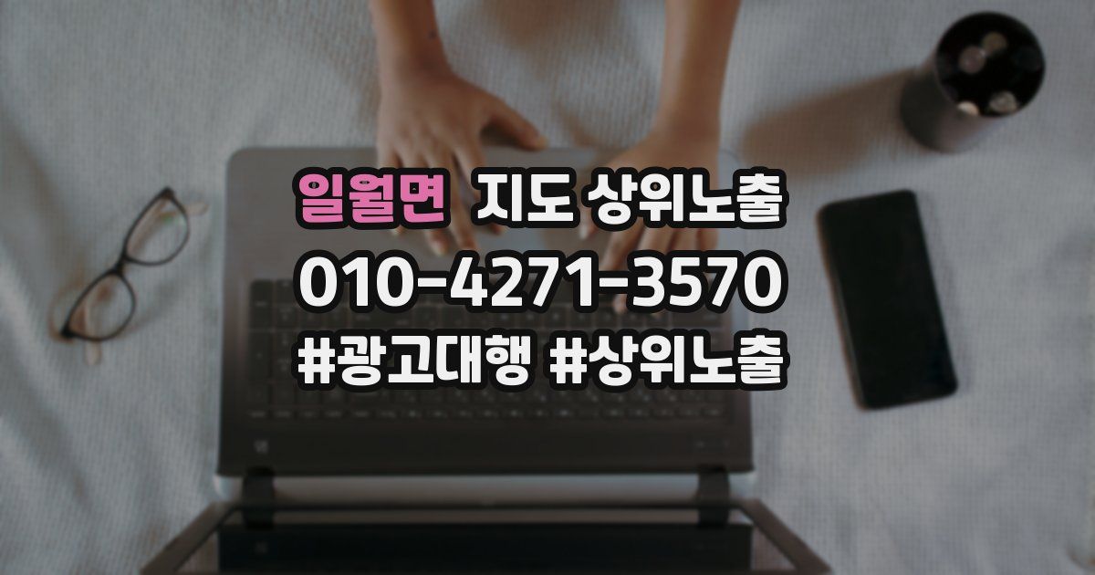 일월면 지도 상위 노출