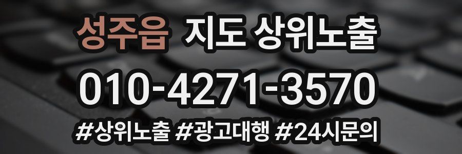 성주읍 지도 상위 노출