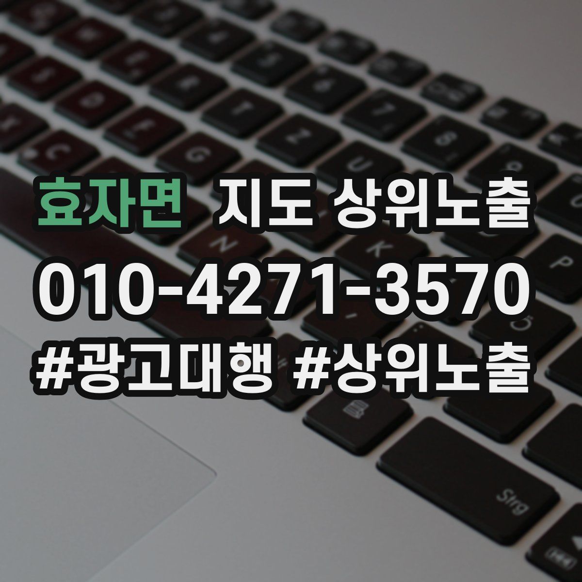 효자면 지도 상위 노출