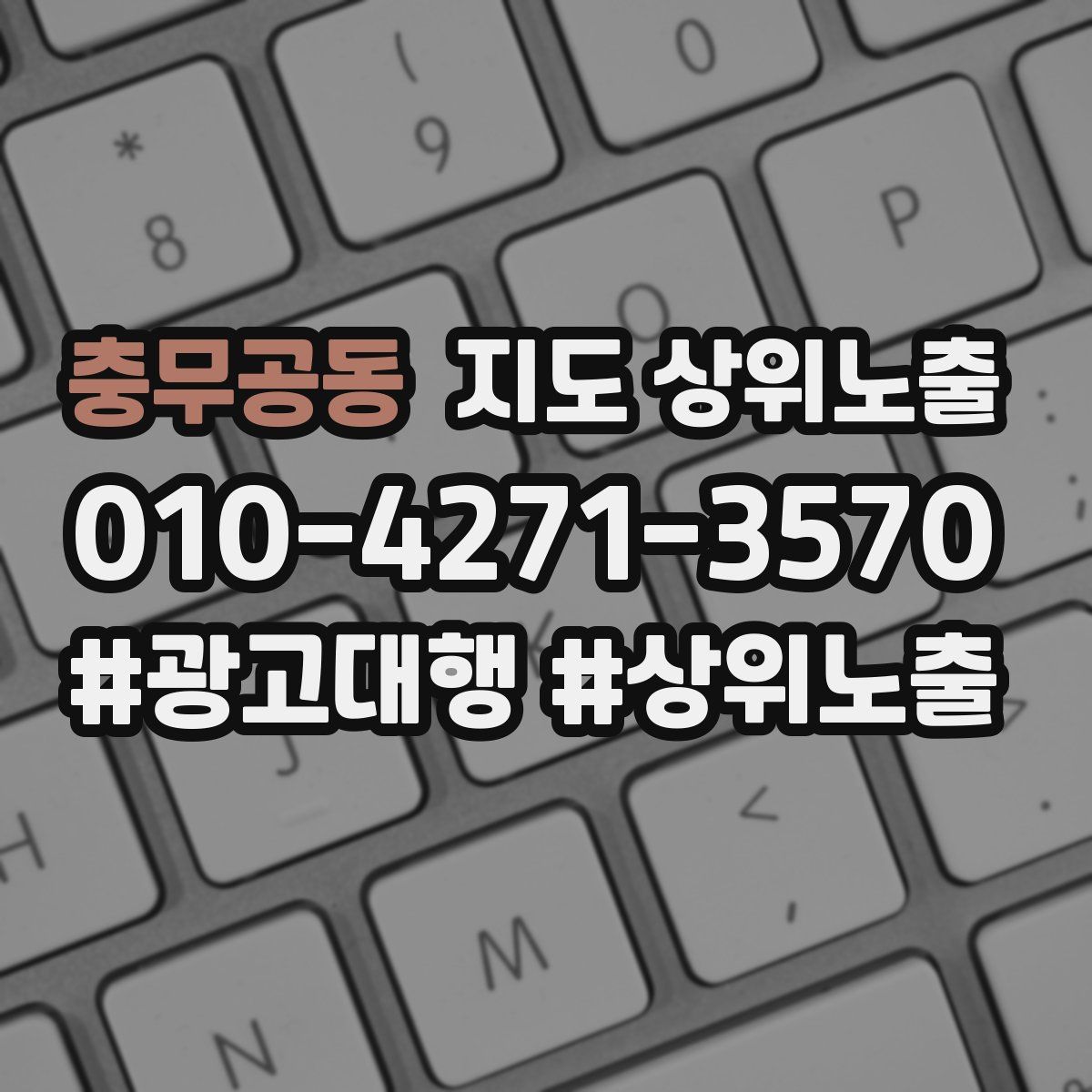 충무공동 지도 상위 노출