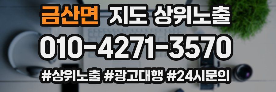 금산면 지도 상위 노출