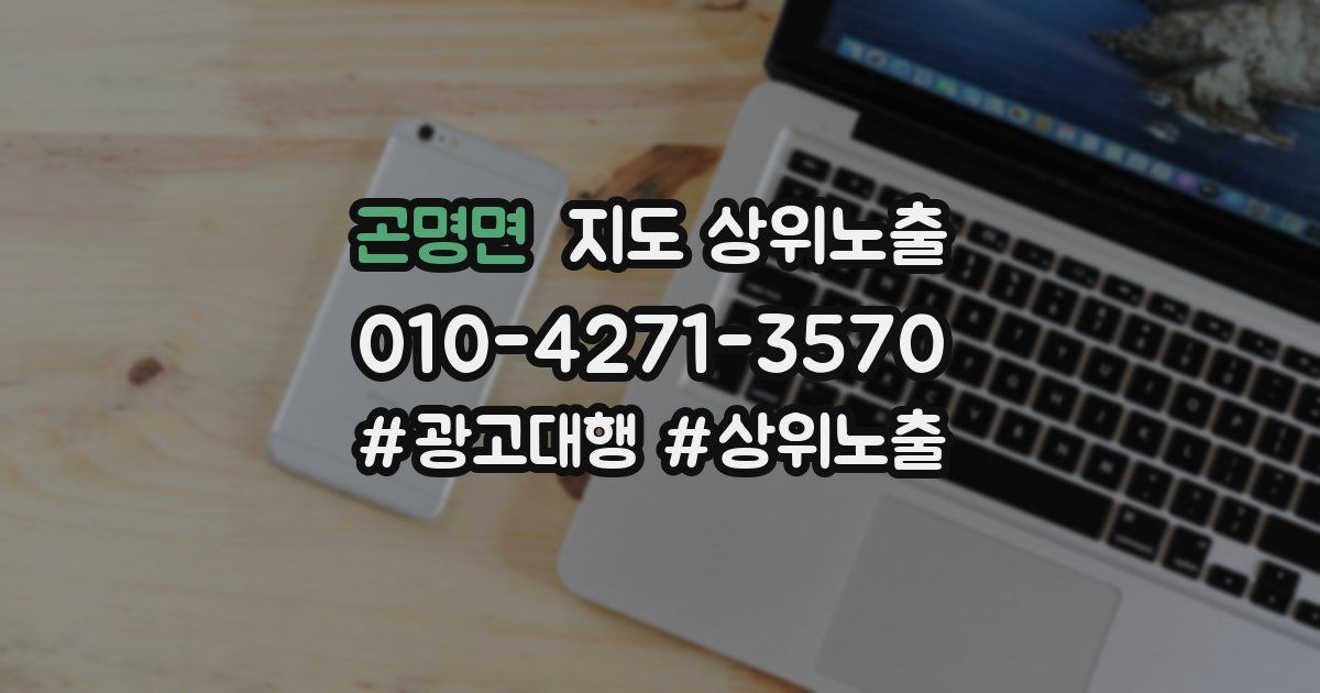곤명면 지도 상위 노출