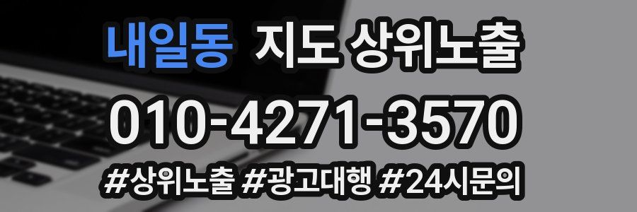 내일동 지도 상위 노출